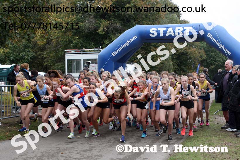 Womens under-17s ERRA Road Relays, Sutton Coldifield, Birmingham. Photo: David T. Hewitson/Sports for All Pics